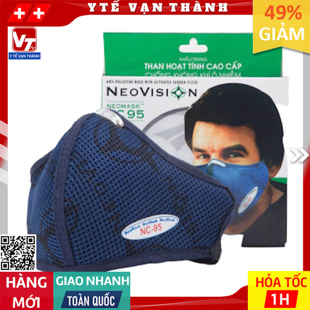 ✅ Khẩu Trang Vải Neovision NC95 Lọc bụi mịn và Vi khuẩn đến 95% -VT0142 - Y Tế Vạn Thành