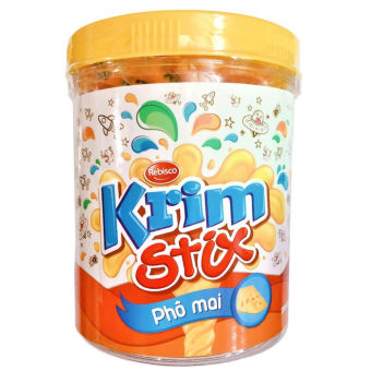 Rebisco Kẹo Mềm Krim Stix Vị Phô Mai (Hộp 100 cái x 4.5g)