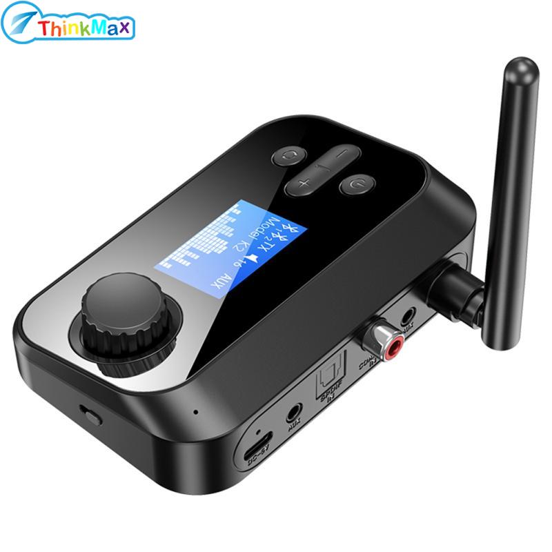 C41s Bluetooth-compatible 5.0 Audio Receiver Transmitter 2 In 1 Fiber Optic Coaxial Wireless Adapter Player ราคา 610 บาท*ส่งฟรี