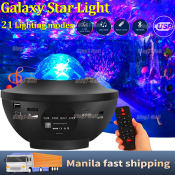 Galaxy Star Projector Lamp with Bluetooth Speaker & Remote Control