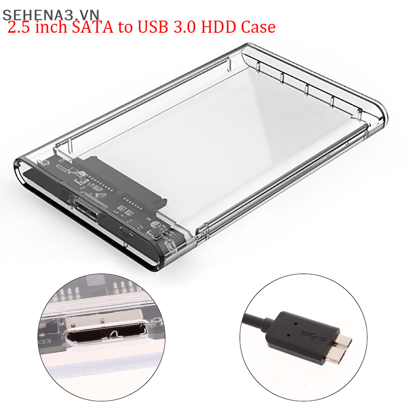 SEHVN Ổ cứng gắn ngoài ổ cứng HDD USB 2.5 sang SATA SSD 3.0 inch