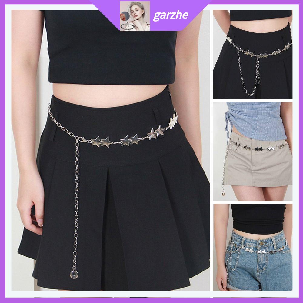 GARZHE24272 Kết hợp đa năng Dây đeo eo Bạc Retro Có thể điều chỉnh Thắt lưng  loại Thời trang Trang trí váy Đai bụng Phụ nữ