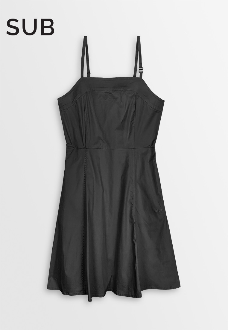 SUB Women Strap Dress - Black - 410277 / Dress Tali Halus Perempuan - Hitam