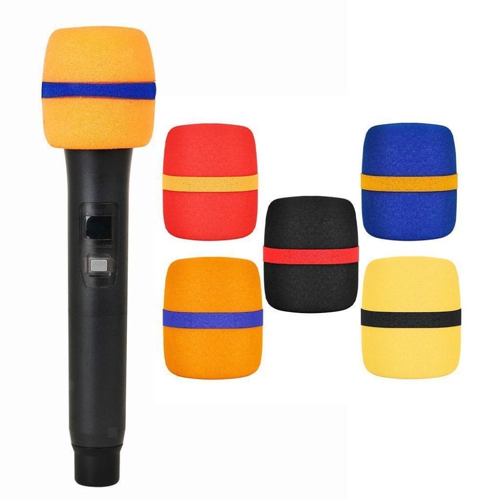 BTU6P 1pc Miếng bọt biển Vỏ micro Đậm đặc Có thể tái sử dụng Bộ lọc gió micro Có thể giặt được Bảo vệ micro Phụ kiện thay thế