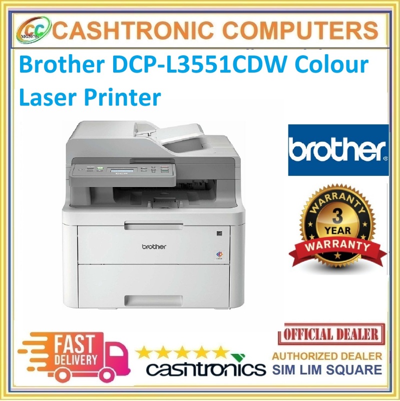 Brother DCP-L3551CDW Colour Laser Printer (Print, Scan, Copy) Singapore