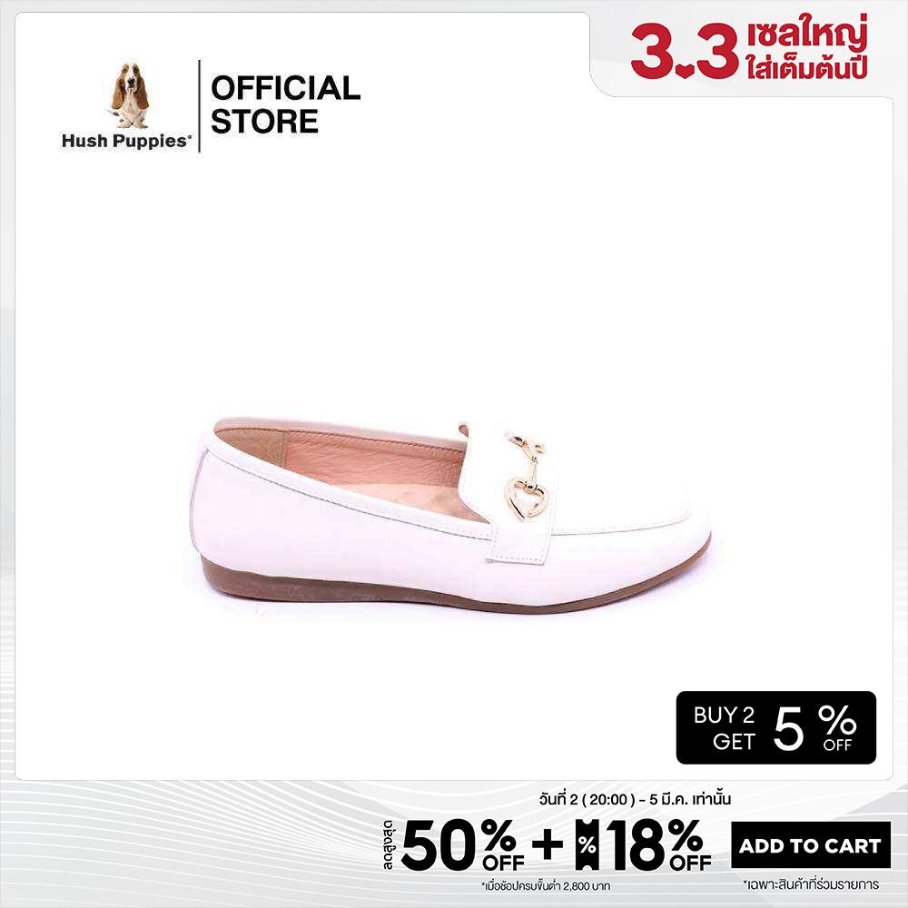 Hush Puppies รองเท้าผู้หญิง รุ่น ALAYNA HP 8WCFI1343I - สีครีม รองเท้า รองเท้าแบบสวม ราคา 2,952 บาท*ส่งฟรี