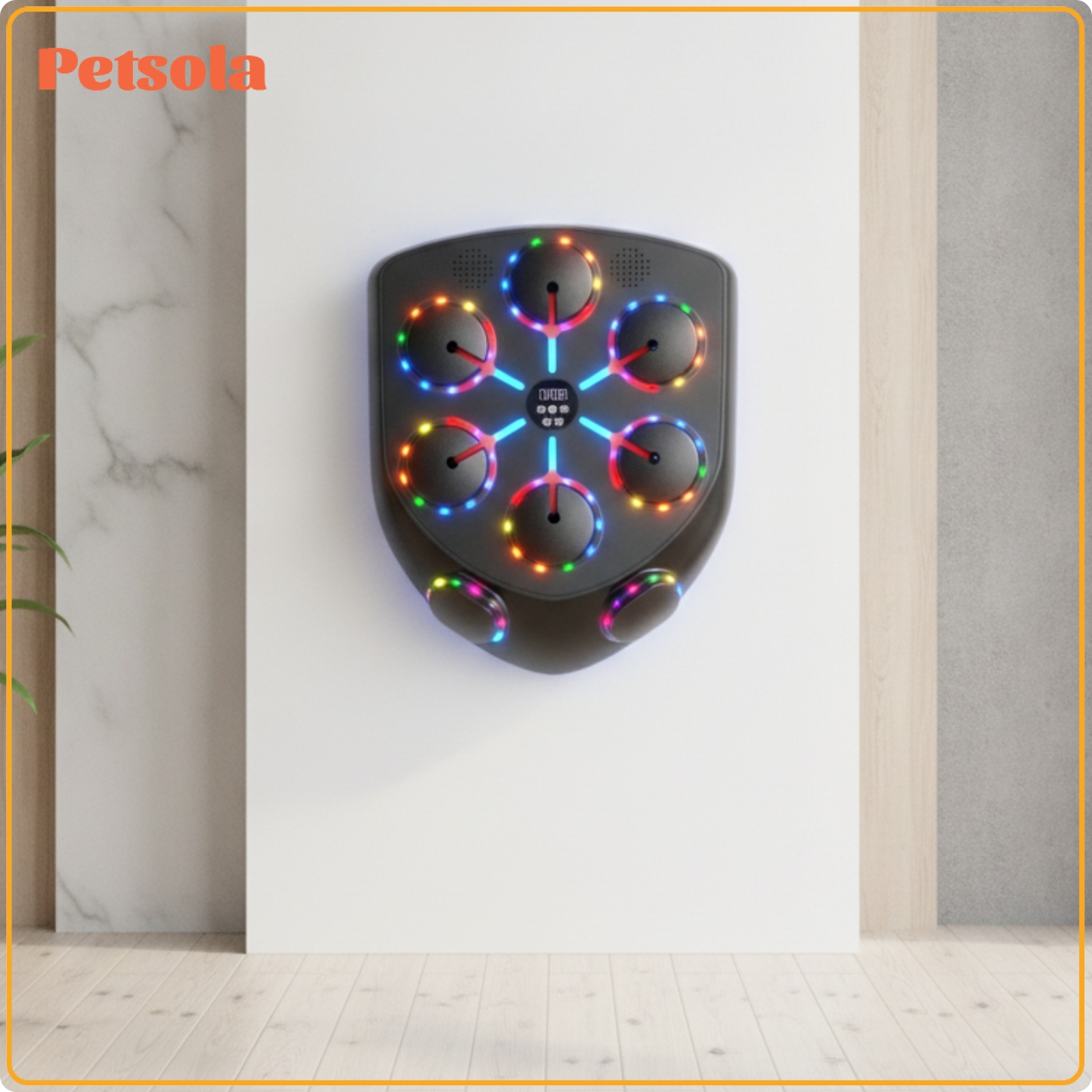 petsola Interactive Electronic Boxing Instructor Rechargeable Boxing Training Target Space-Saving Wall-Mounted Punch Pad Smart for Beginners ราคา 21,254 บาท*ส่งฟรี