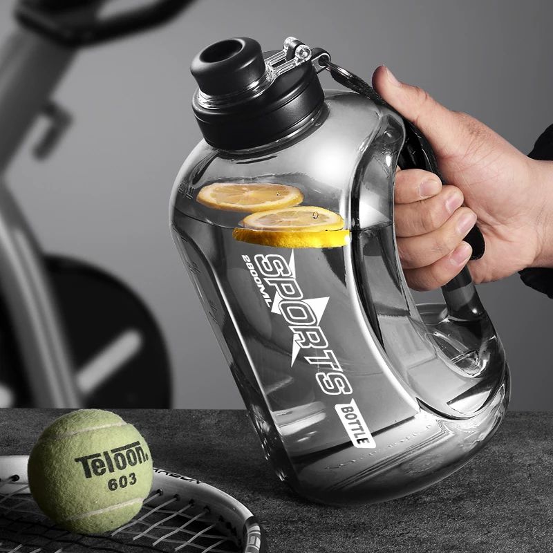 VENNERLI Half Gallon Water Bottle - 2.2L (74oz) BPA-Free Sports Jug With Handle For Gym, Travel & Outdoor - View #3