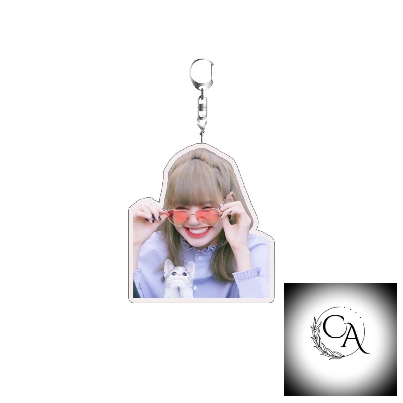 Móc Khóa Acrylic Hình BLACKPINK JENNIE ROSE LISA JISOO