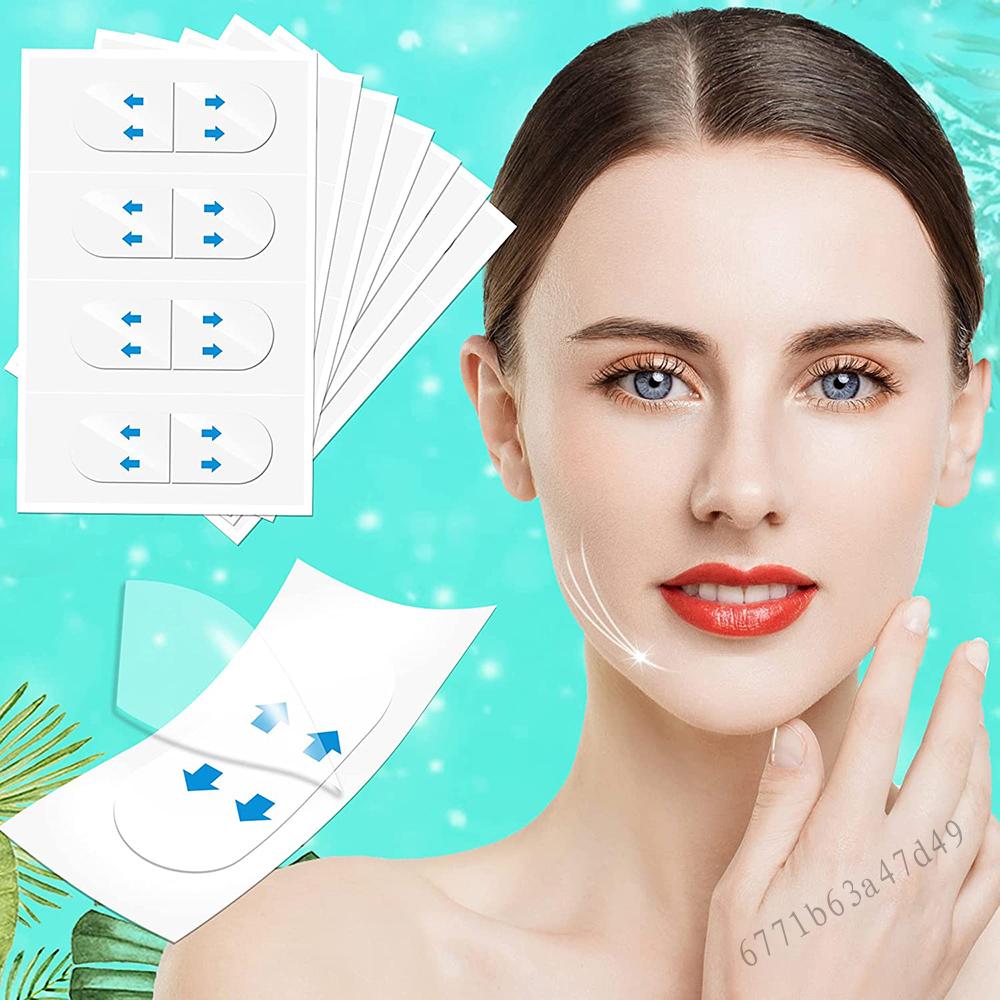 100pcs Women Matte Face Lift Tape Instant Facial Lift Sticker Sturdy Use Gift for Women Men Beauty HH-VN