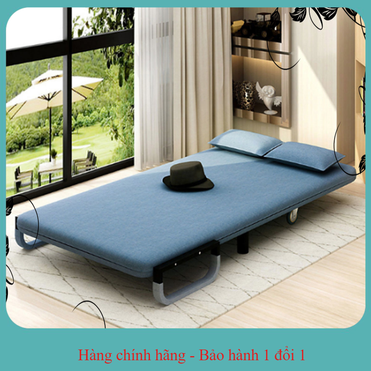 [Trả góp 0%]Ghế Sofa Hàn Quốc Kiêm Giường(CÓ VIDEO) Sofa Gấp Gọn 1m2x195cm Đa Năng - Ghế Sofa Giường Đa Năng Tiện Lợi giường ngủ đa năng