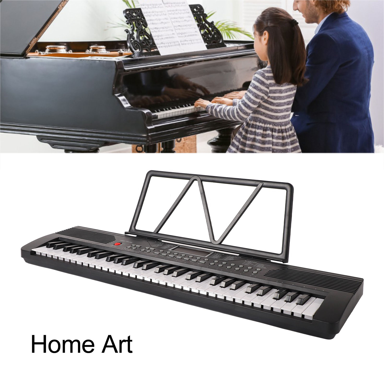 Mingzhe Bàn Phím Điện Đàn Piano 61 Phím âm thanh sắc nét Đàn Piano chuyên nghiệp Cho Người Mới Bắt Đầu Áp Dụng Nhà Và Hiệu Suất