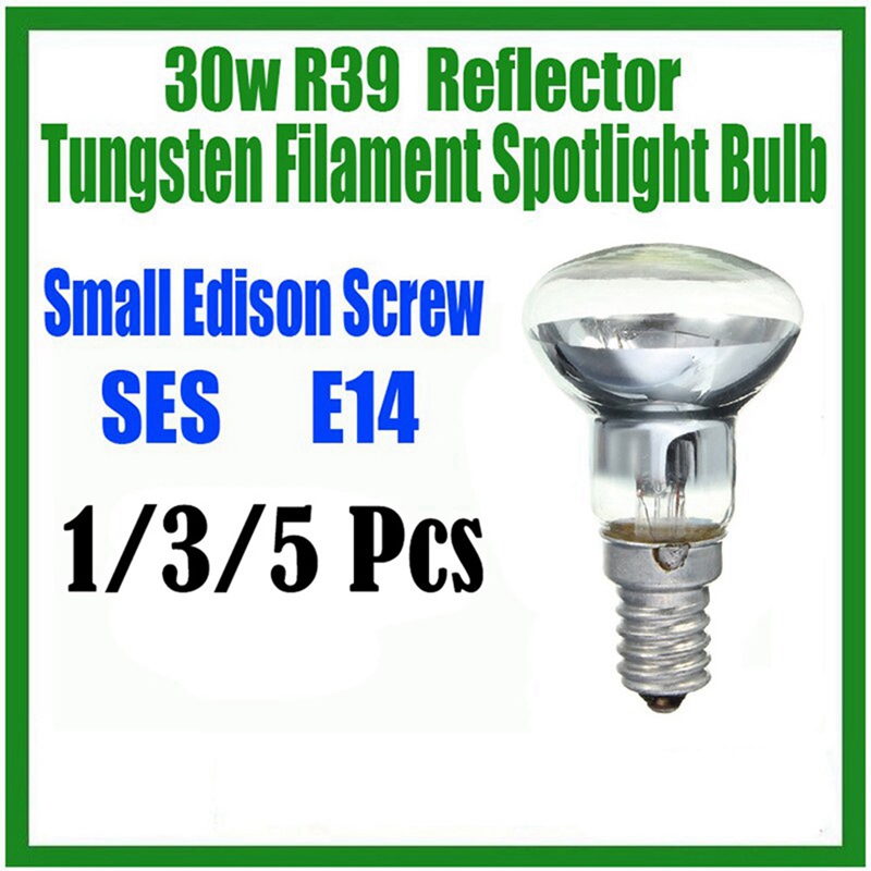 {gbhkhjk} (NBGX) Replacement Lava Lamp E14 R39 30W Spotlight Screw in Light Bulb Clear Reflector Spot Light Bulbs Lava Incandescent 3Pcs
