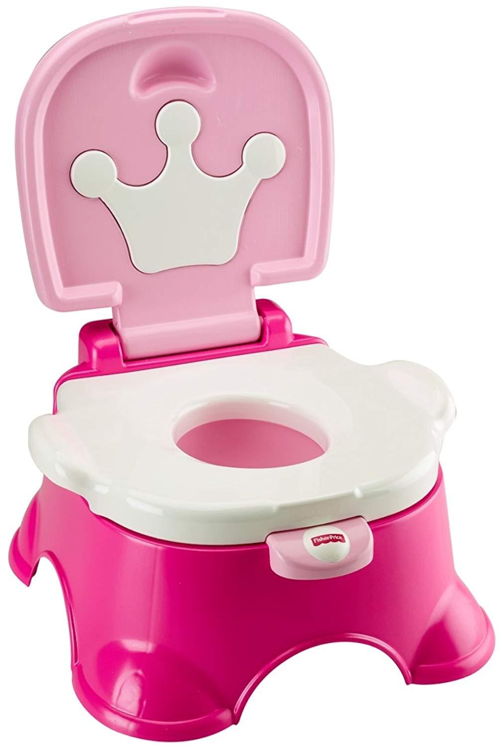 Fisher Price Cfg86 Stepstool Potty Pink Princess