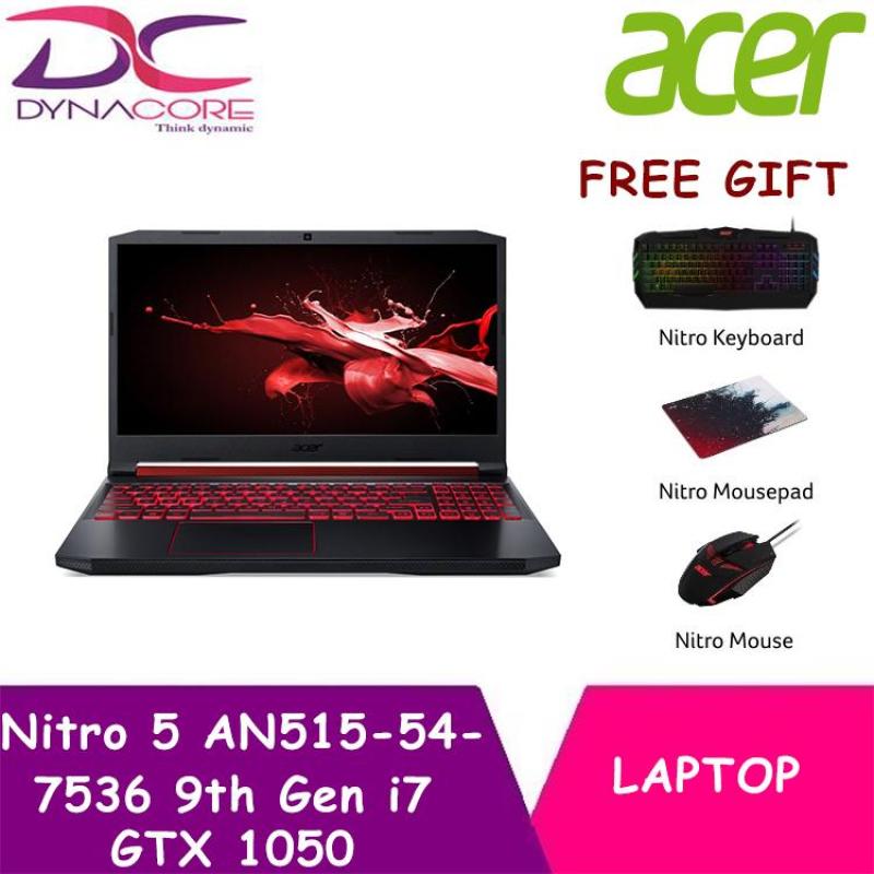 DYNACORE - Acer Nitro 5 AN515 54 7536 with the Latest 9th Gen i7 Intel Processor and GTX 1050 Graphics - Free Gift with Purchase