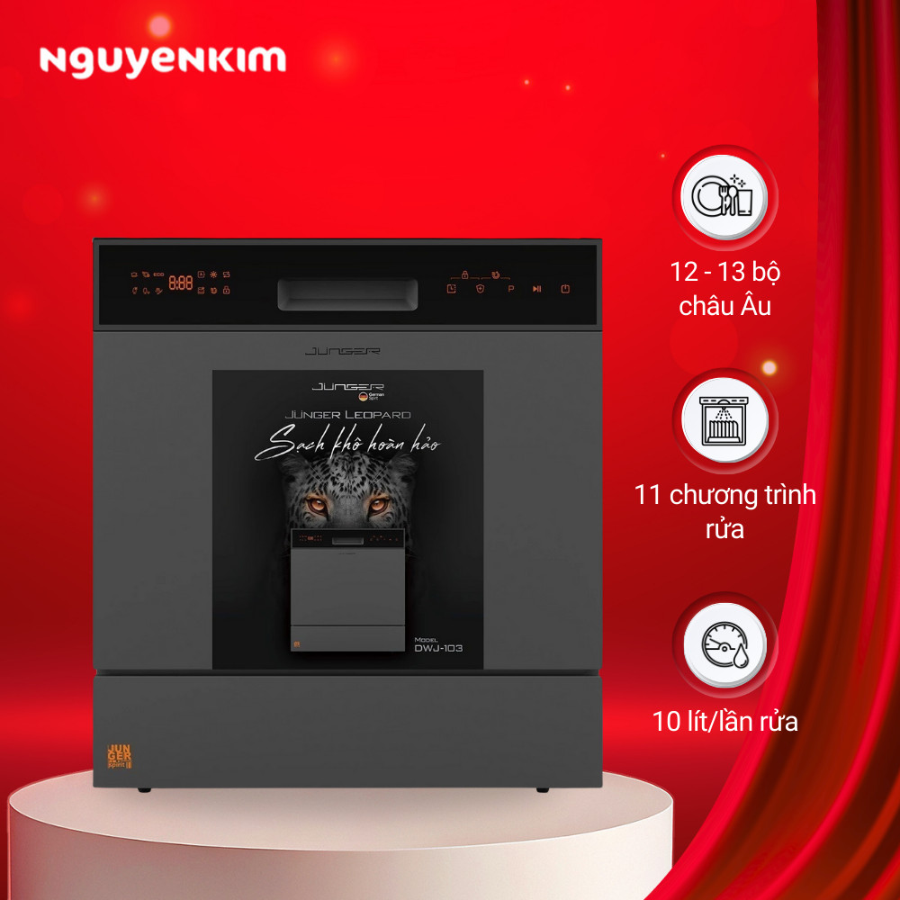 (NK Sản Phẩm Mới) Máy rửa chén Junger DWJ-103