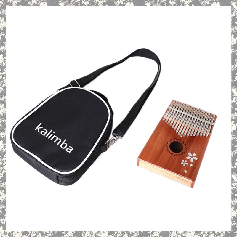 (CQOB) Kalimba Thumb Piano 17 Keys with Bag, Hammer and Music Book, Perfect for Music Lover, Beginners