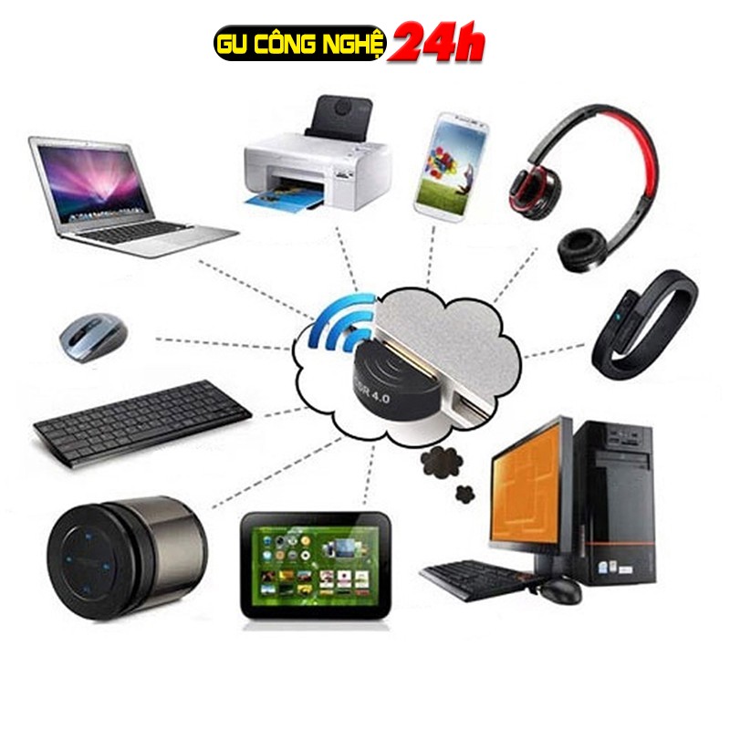 Usb Bluetooth Csr 4.0 - Bổ Sung Bluetooth Cho Máy Tính -Dc484