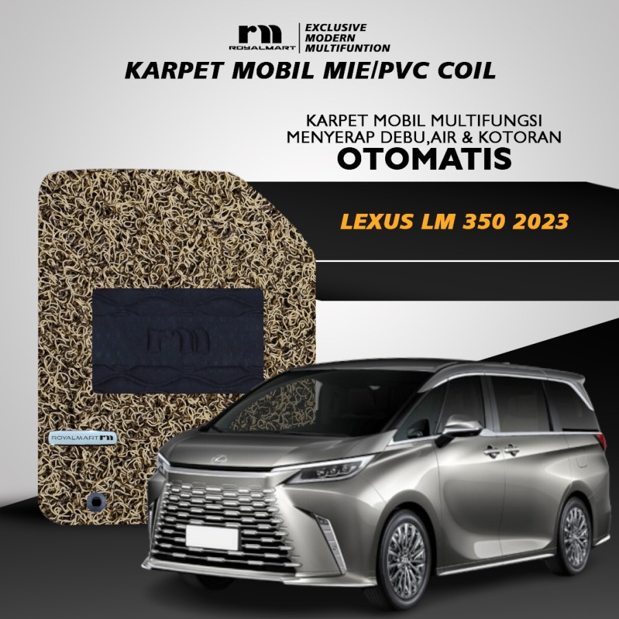 Royal Mart Karpet Mobil LEXUS LM350 2023/Carpet Mie Bihun Premium Keset PVC Anti Slip Aksesoris Interior Mobil Harga  1,620,000 Ringgit*Penghantaran Percuma