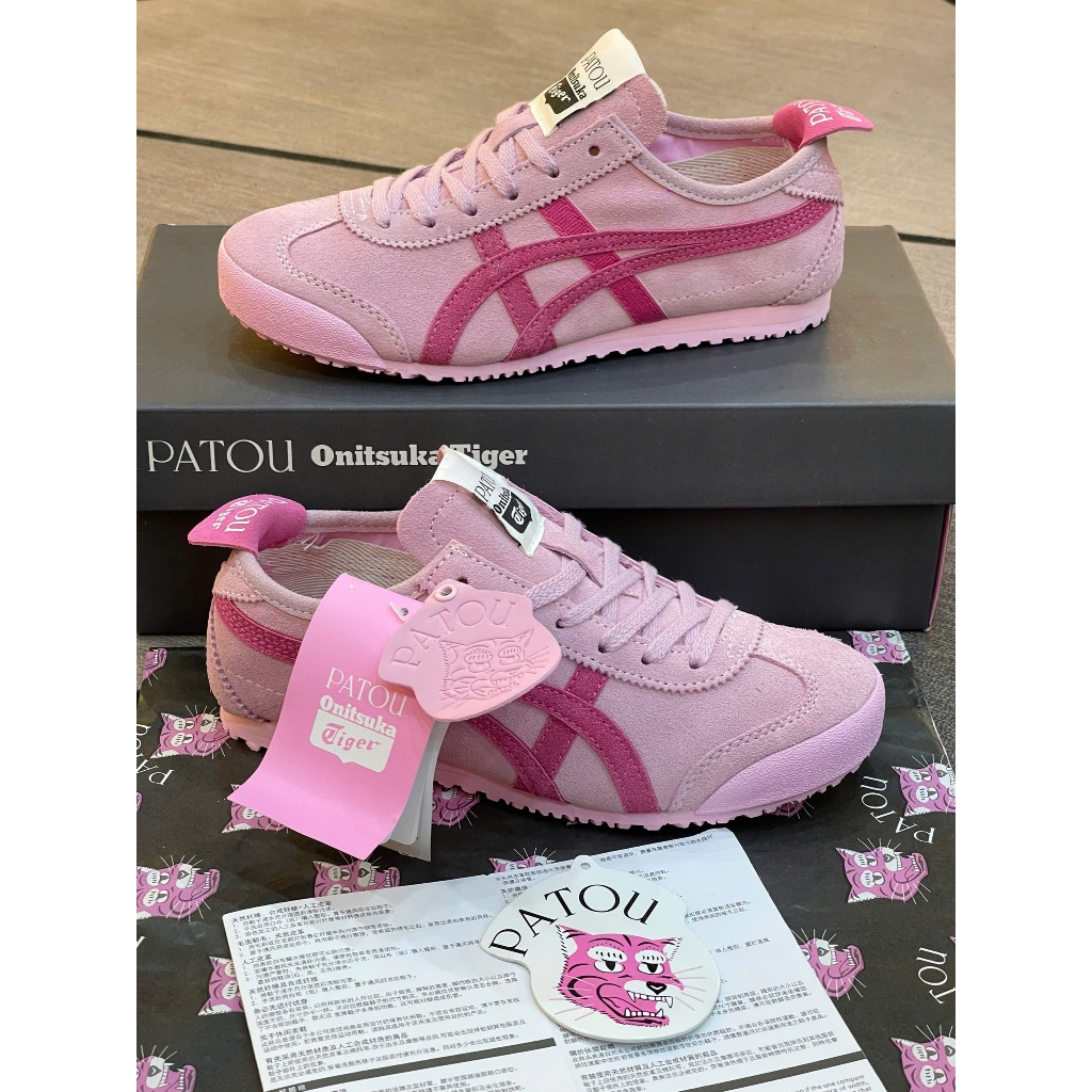 Giày Patou - Onit Tiger Hồng , Giày Tiger Hồng Dành Cho Nữ Full Size 36-39