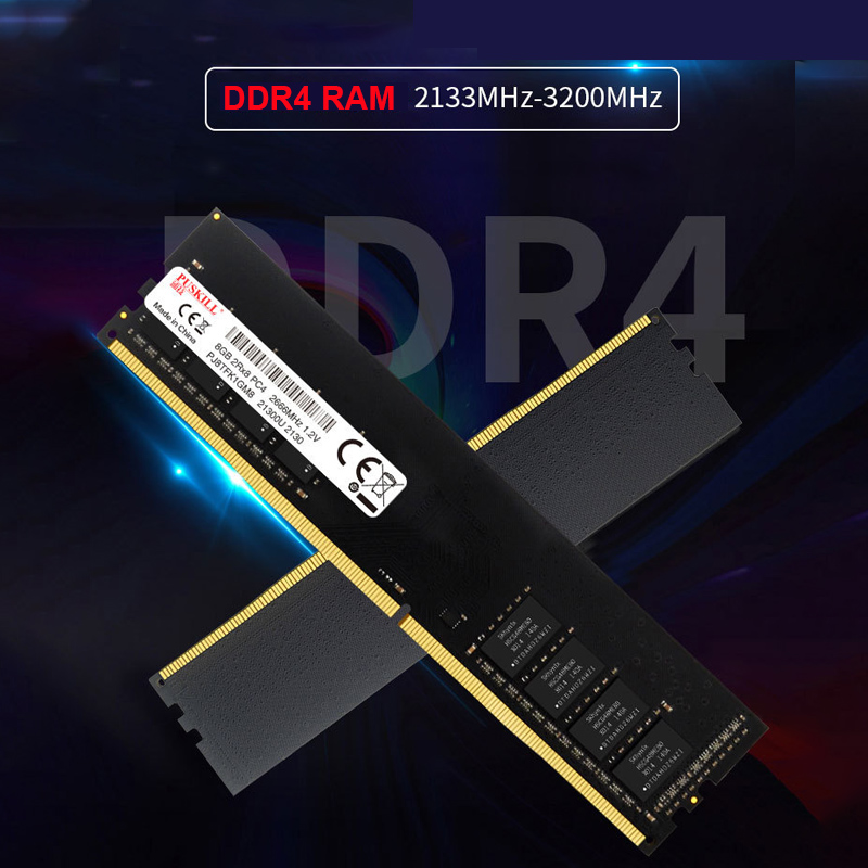 {EKIRYTW} Desktop Memory DDR4 4GB 8GB 16GB 32GB RAM 2666MHZ 3200MHZ Desktop Computer RAM 1.2V Colorf