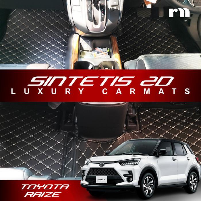KARPET MOBIL SINTETIS 2D TOYOTA RAIZE 2021 FULL BAGASI 2 WARNAA -RM3 Variasi Harga 1,138,000 rupiah*Gratis Ongkir