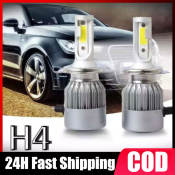 C6 h4 LED Headlight Bulb Set for Car, 6000K