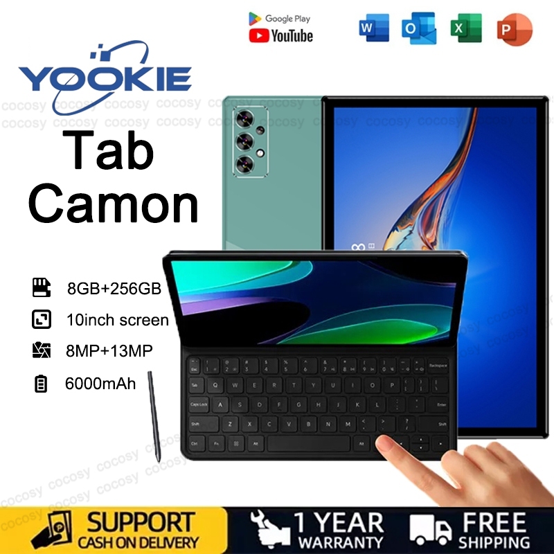 CAMON 10" Gaming Tablet, 256GB, Dual Sim, Full HD, 5