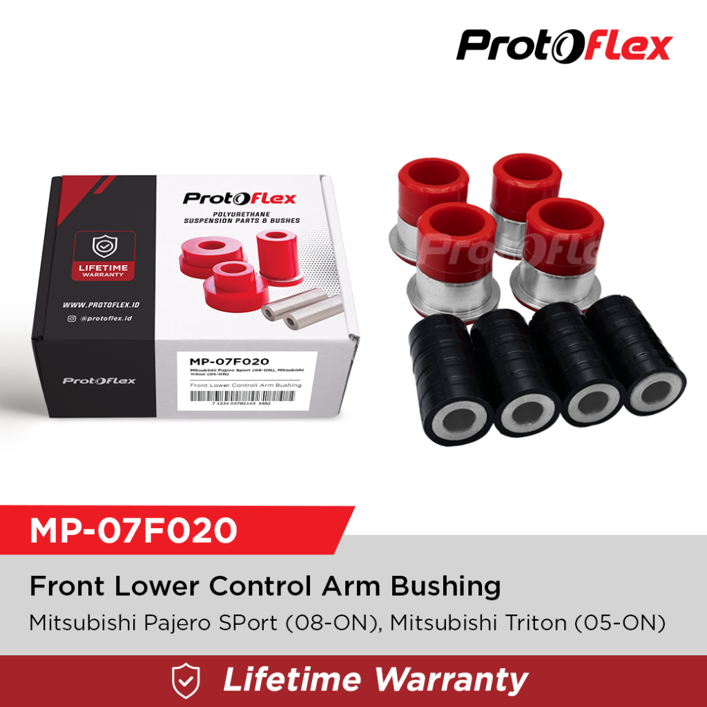 Protoflex Bushing Control Arm Depan (Bawah) Mitsubishi Pajero Sport 08-ON, Mitsubishi Triton 05-ON Harga 1,500,000 rupiah*Gratis Ongkir