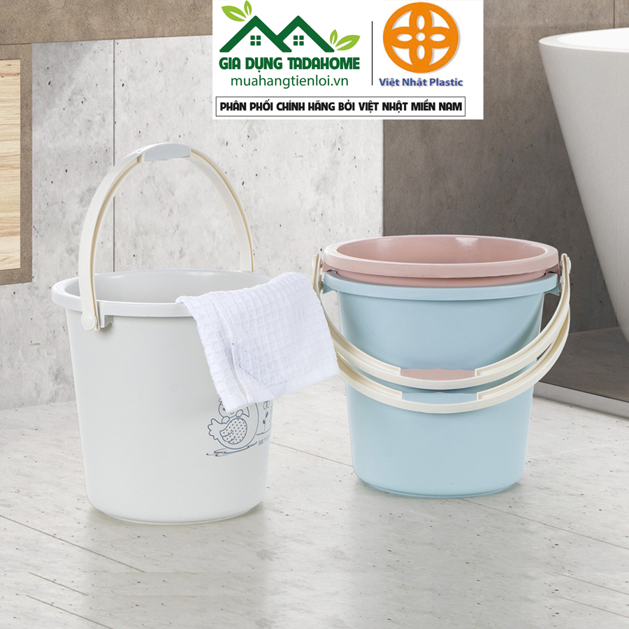 Xô nhựa đựng nước cao cấp 6l 11l việt nhật hokori 5211-5212 - tadahome