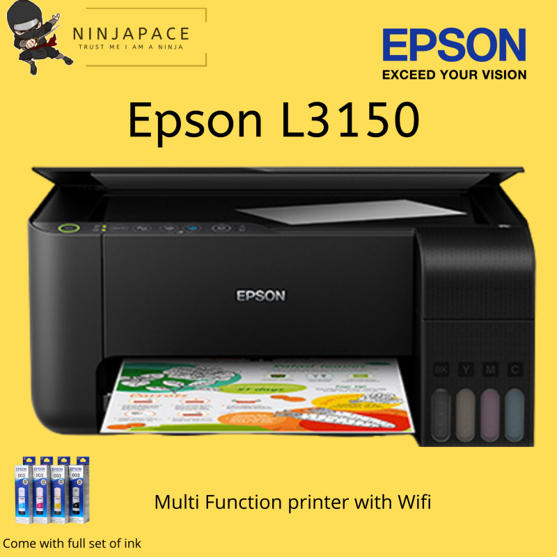 Epson Ecotank L3150 Inkjet Printer Printerkom Com