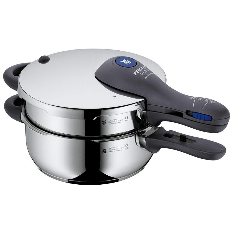 {Christmas Special} WMF Perfect Plus 2-Piece Saucepan Set Pressure Cooker Stackable Singapore