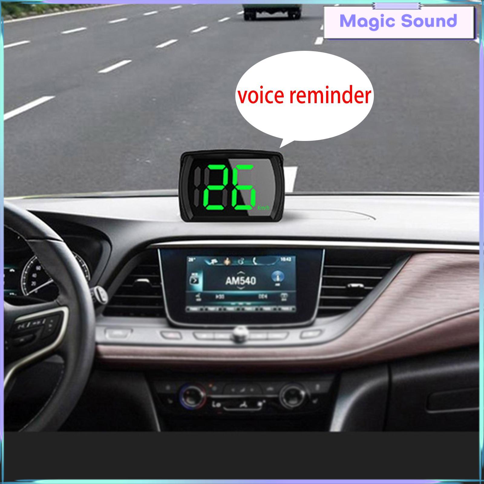 Car Head up Display over Speed Warning Time Portable Modern LED Display Car Accessory