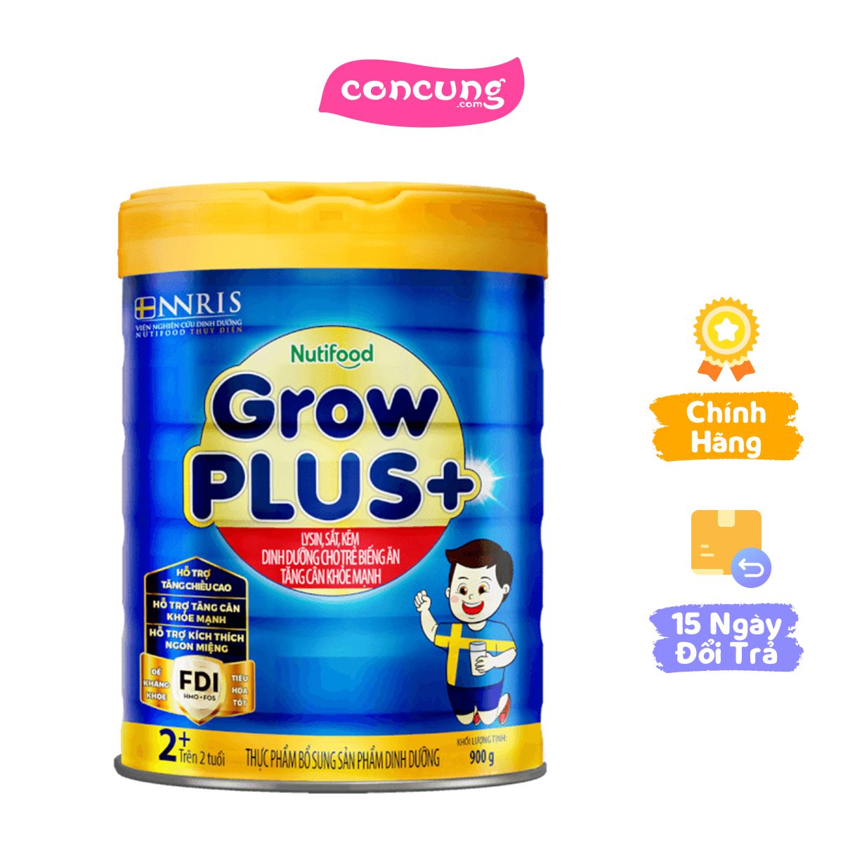 Sữa GrowPLUS+ Xanh 900g cho Bé từ 2+ Tuổi – Tăng Cân Phát Triển Toàn Diện