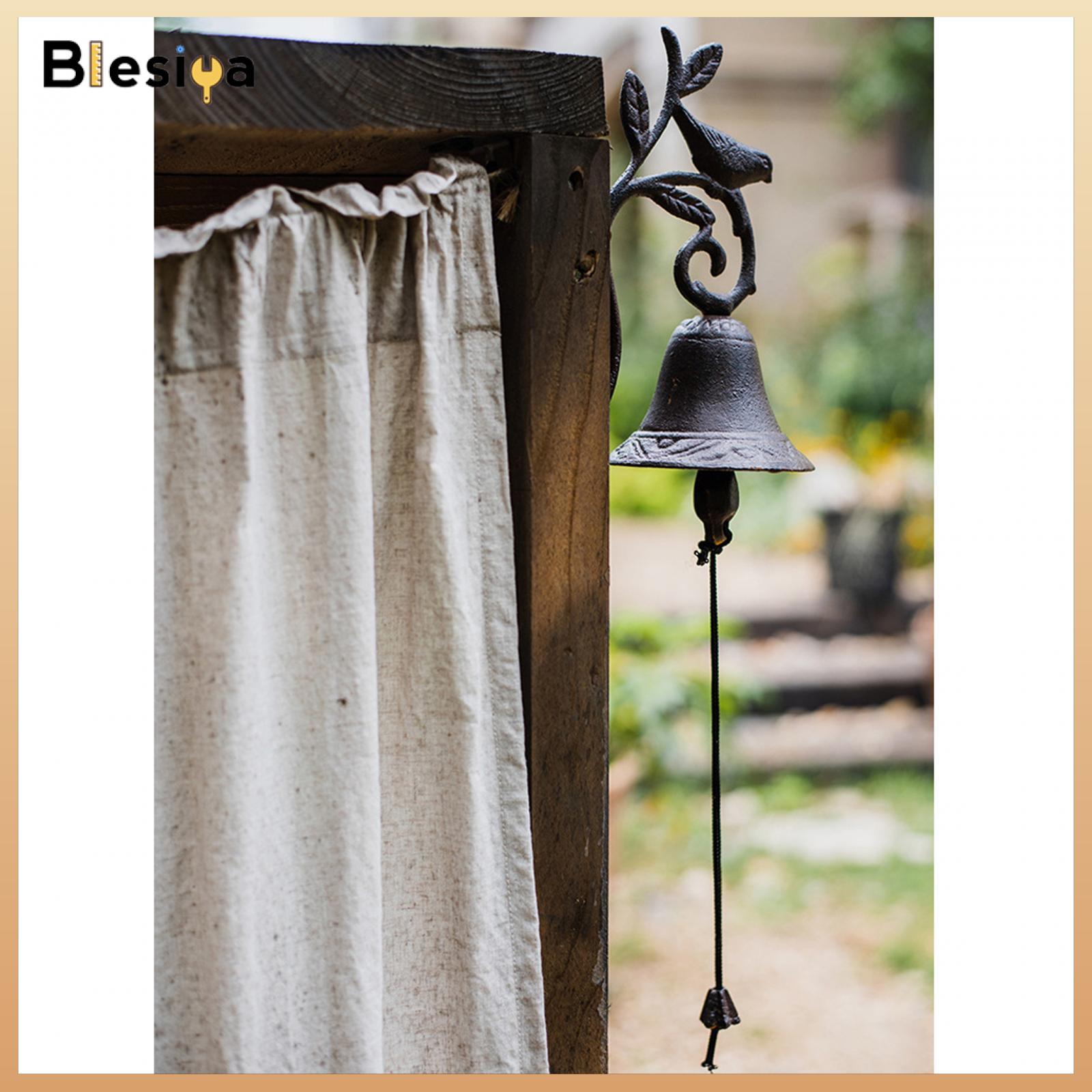 Blesiya Cast Iron Bird Doorbell Metal Dinner Bell for Yard Indoor Outdoor Decoration - Thương hiệu Blesiya Giá 189,495 Đồng*Miễn phí vận chuyển