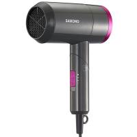 SAMONO Hair Dryer 300W Low Watt Alat Pengering Rambut Elektrik Foldable Design Travel Friendly Teknologi Blue Light dan Ion Negatif Proteksi Ganda Anti Panas Berlebih Hemat Daya Suara Halus SW-HD03