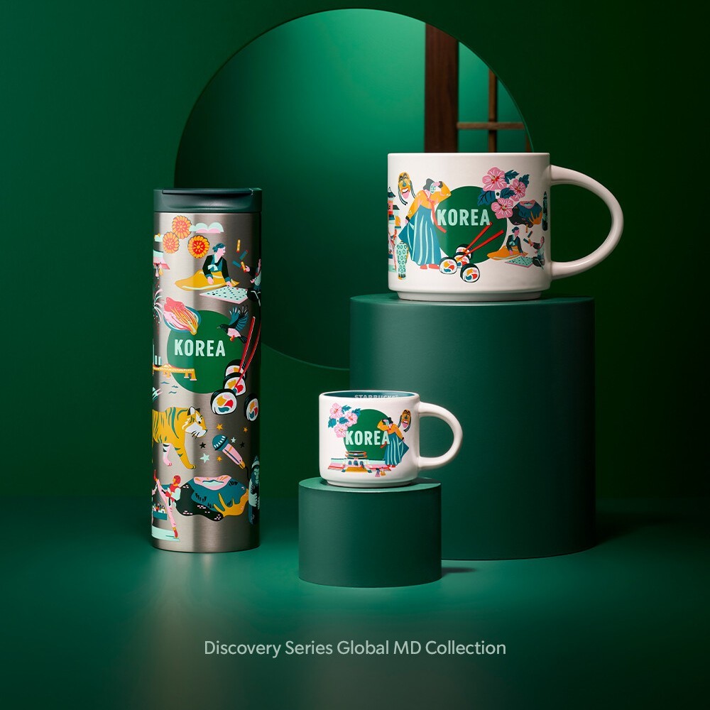  Bình giữ nhiệt ly Starbucks Discovery Korea Collection series ch.ính hãng Hàn Quốc 