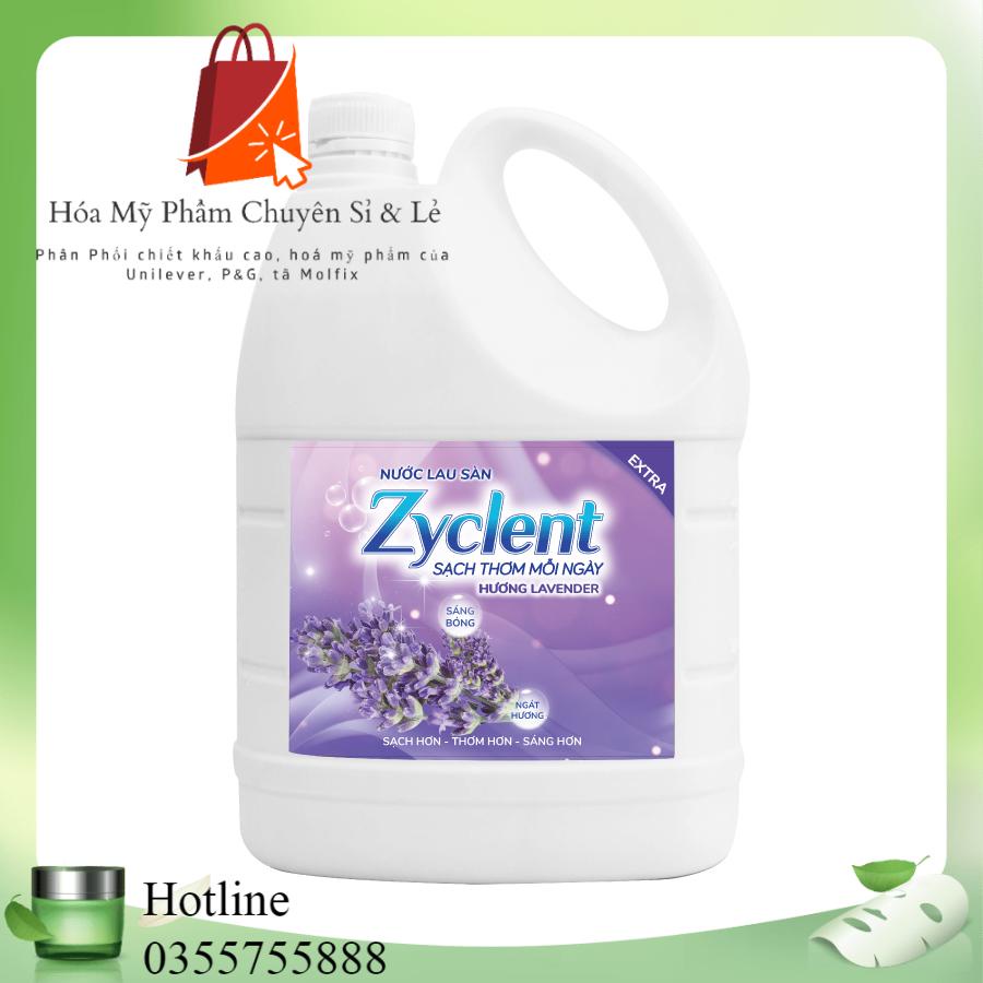 Nước Lau Sàn ZYCLENT EXTRA Hương Lavender 3.8Kg