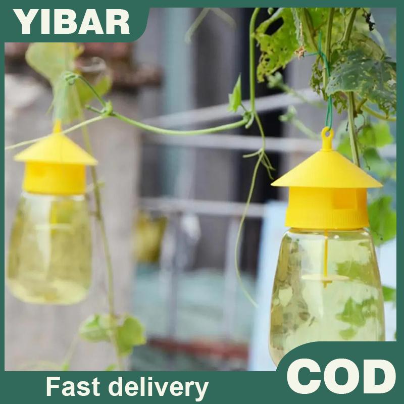 YIBAR นักฆ่าดักแมลงวันผลไม้กับดักแมลงวันพลาสติกสีเหลืองอุปกรณ์ดักแมลงสินค้าควบคุมแมลง ราคา 64 บาท*ส่งฟรี