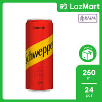 Schweppes Ginger Ale Kaleng 250ml isi 24 pcs [Karton]
