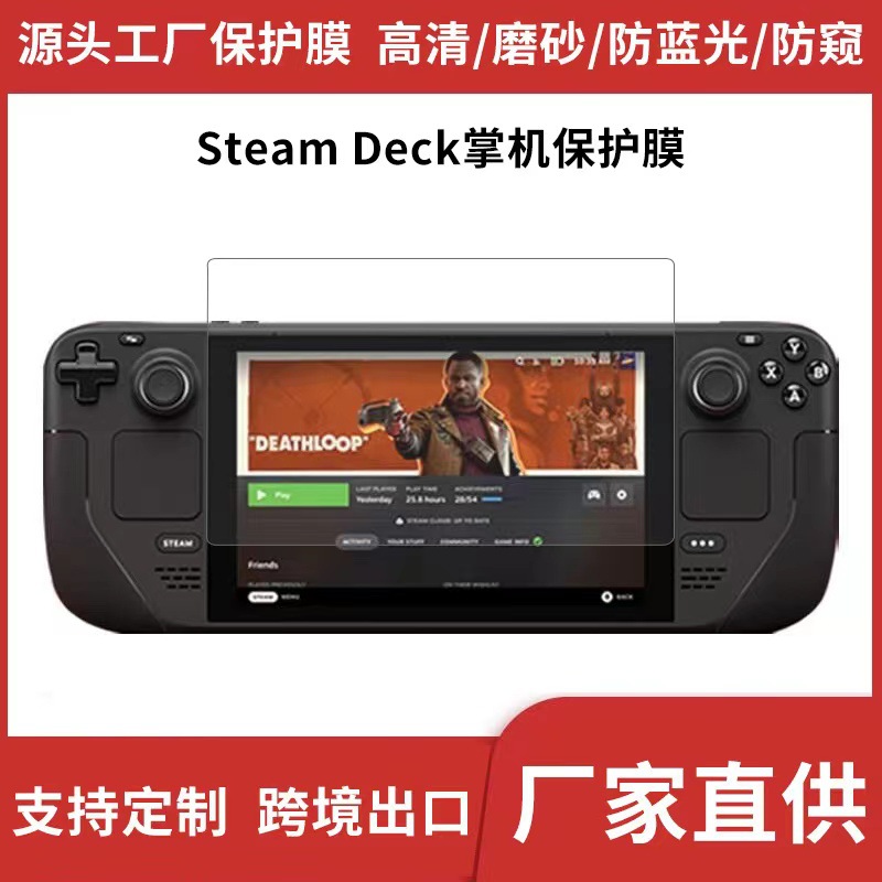 Thích hợp cho phim độ nét cao steamdeck, máy chơi game cầm tay, miếng dán Film mềm, chống chói màn hình và phim chống ánh sáng xanh bbu96jmnxub