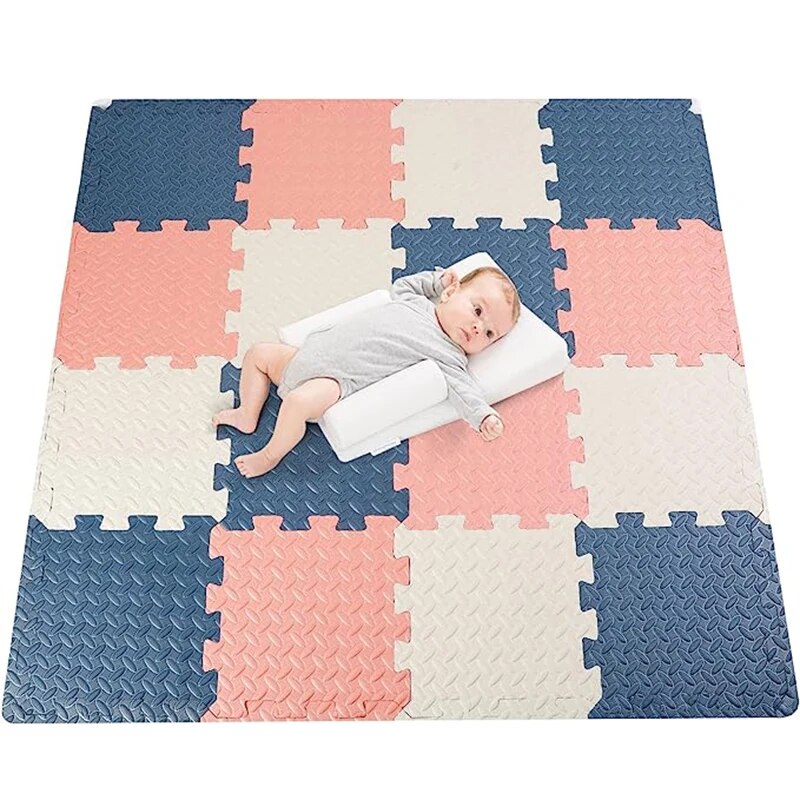 16Pcs 30Cm Mềm Không-Độc Hại Bé Thảm chơi Lồng Vào Nhau Trẻ Em Câu Đố Thảm tập thể dục Phòng Tập Thể Dục Bảo Vệ sàn xốp Gạch Cho thiết bị tập thể dục