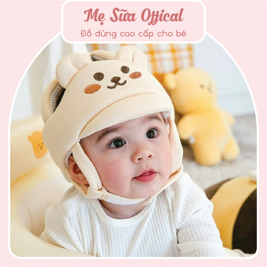 Mũ bảo hiểm bảo vệ đầu cho bé tập đi tập bò chống va đập cho trẻ từ 5-36 tháng mesuadng