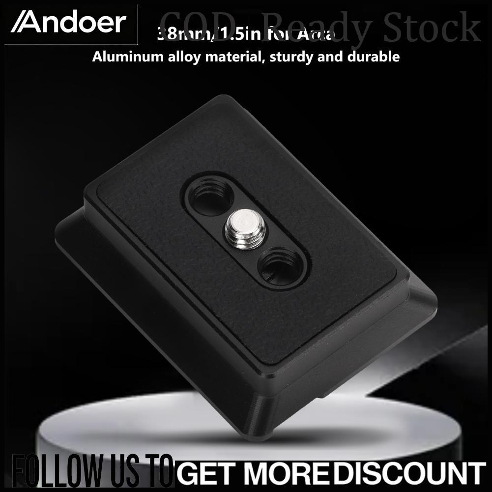 Hợp kim nhôm tấm lắp nhanh Camera nhỏ gọn tấm QR chống trầy xước 1/4 inch vít cho chân máy