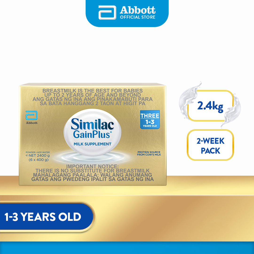 Similac GainPlus 2.4kg for Children 1-3 Years Old Milk Supplement Powder