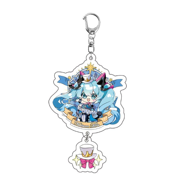 Móc khóa Acrylic Hatsune Miku Sakura Miku Polaris Miku Mặt dây chuyền dễ thương