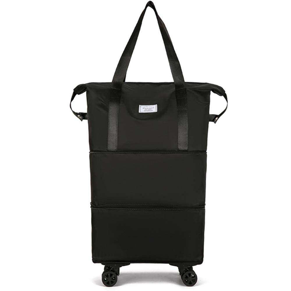 Foldable Storage Bag Lightweight Collapsible Trolley Bag Large Capacity Dry