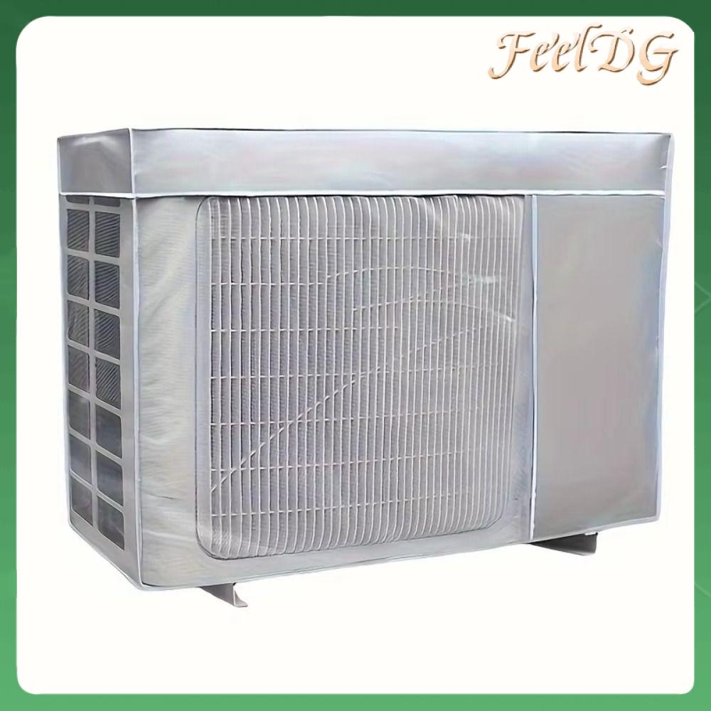 FEELDG Bạc Vỏ bọc điều hòa Chống bụi Đa kích thước Vỏ chống bụi chống nước Bảo vệ máy điều hòa Ngoài trời
