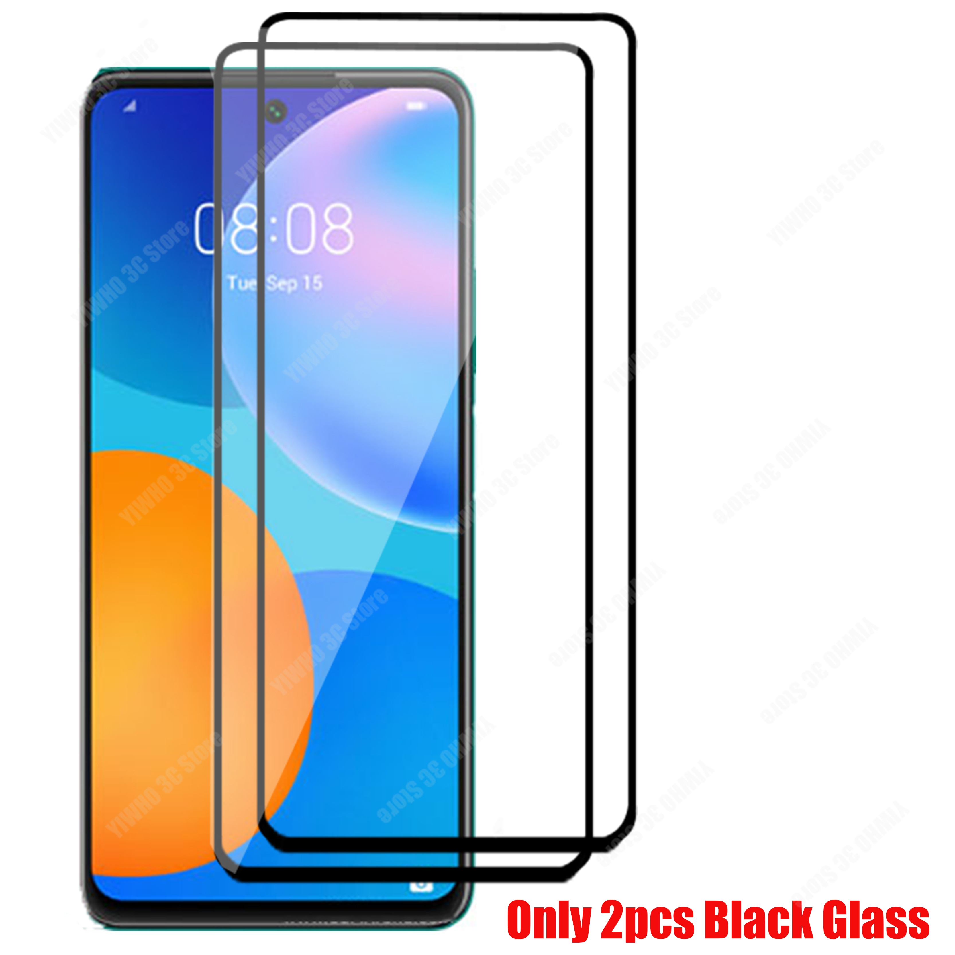 Protective Glass For Huawei P Smart 2021 Glass Camera Protectors On For Huawei P Smart 2021 Safety Front Screen Tempered Film