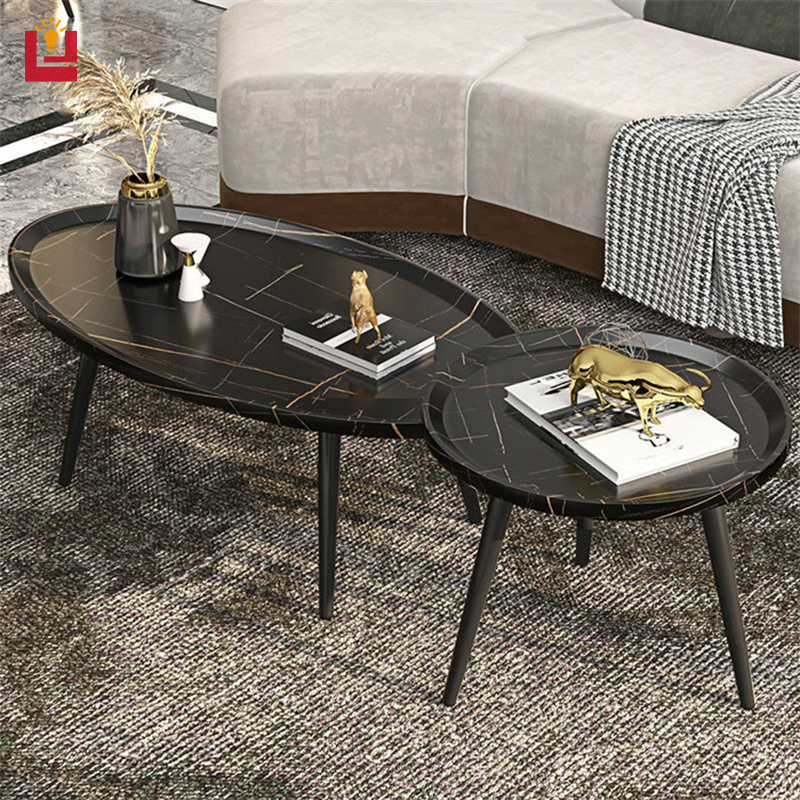 YONUO đơn giản và hiện đại phòng khách Bắc Âu đơn giản, ghế sofa đơn vị nhỏ, bàn bên có chân gỗ, bàn trà tròn